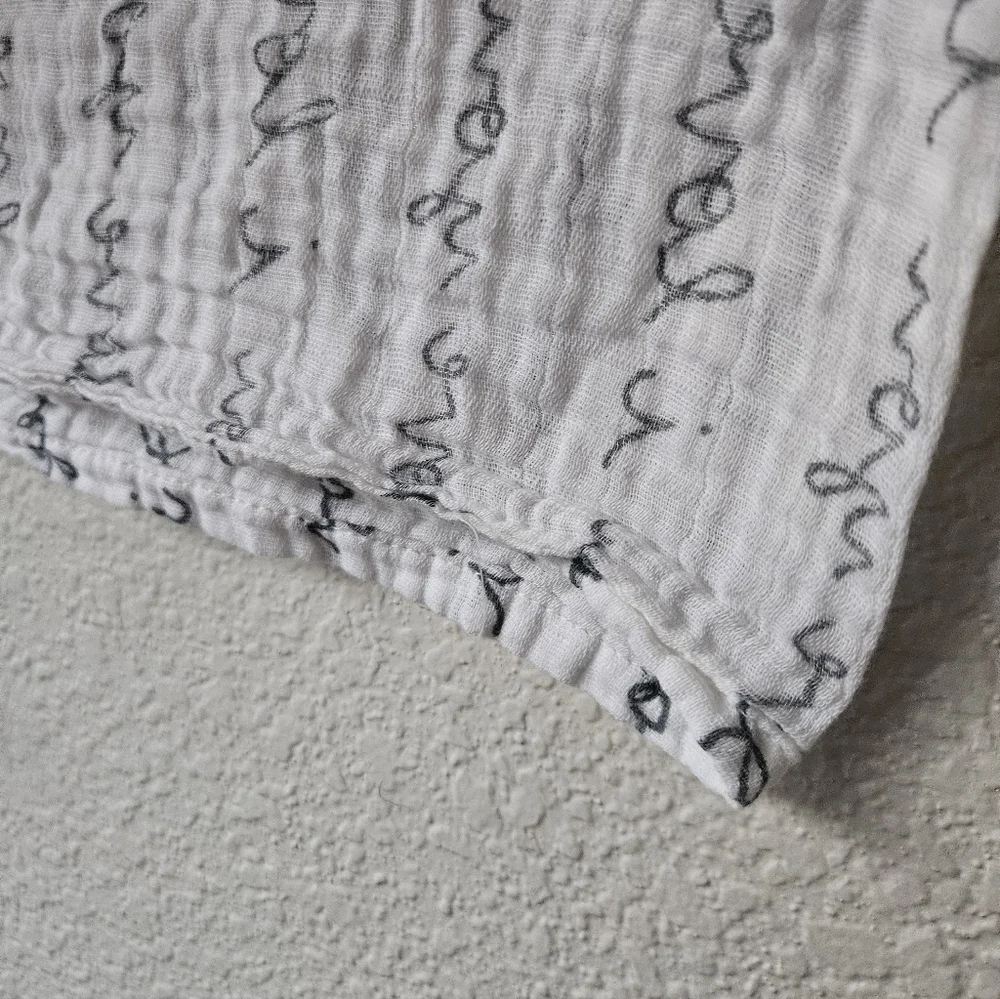 cloud island muslin swaddle